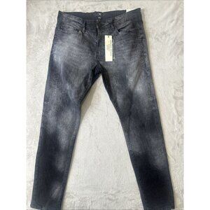 Jordan Craig Legacy Edition Sean Slim Tapered Jeans Black Ice 36x32 Stretch